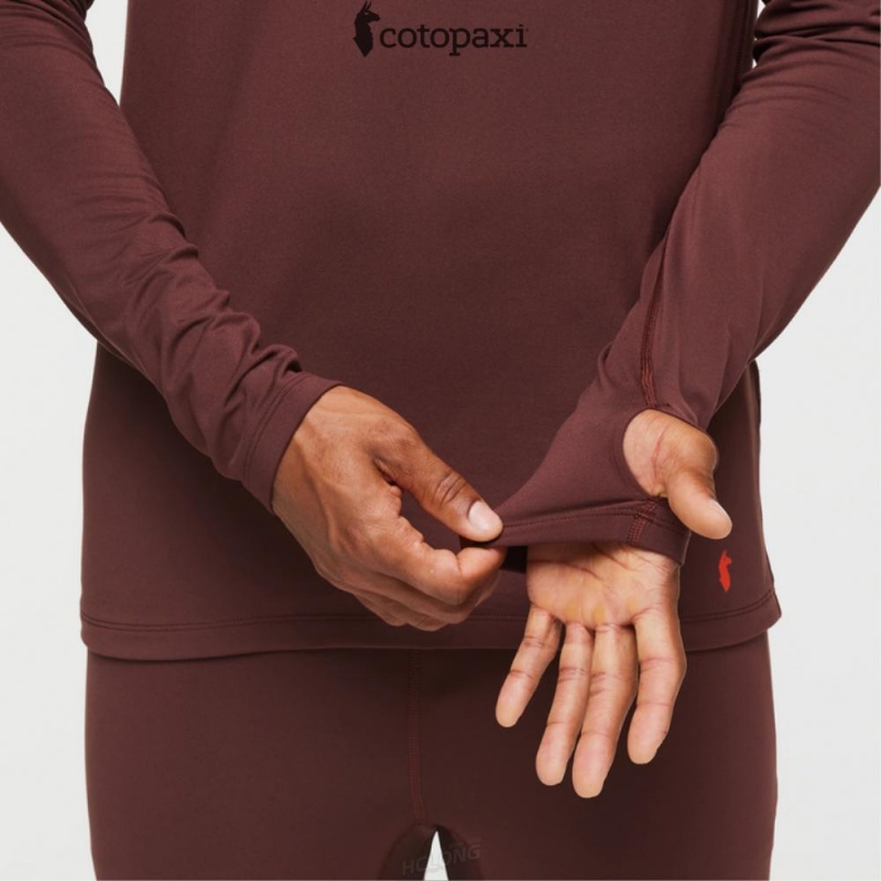 Cotopaxi Liso Baselayer Top Chestnut | AN11-C0-YR