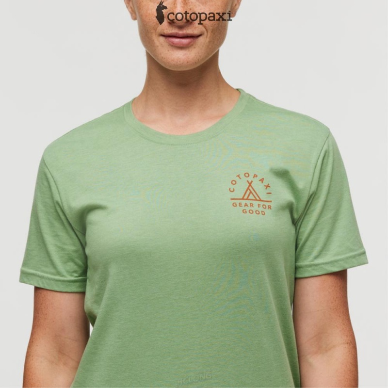 Cotopaxi Llama Map T-Shirt Aspen | AO38-I9-TB