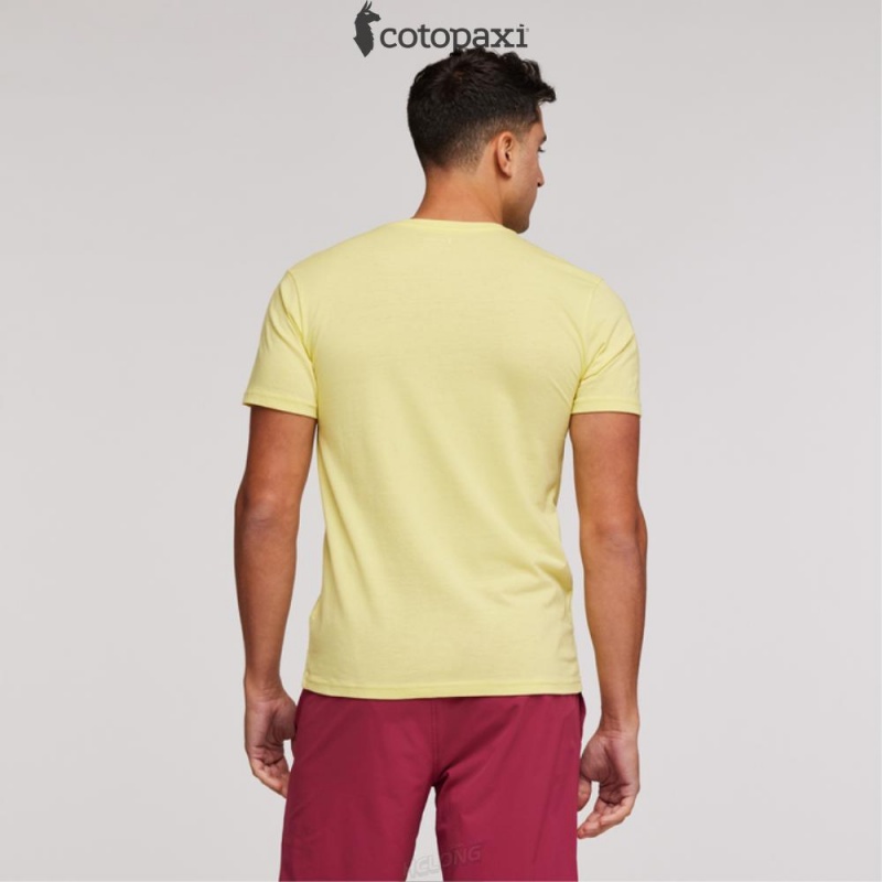 Cotopaxi Llama Sequence T-Shirt Lemonade | IH58-L5-YK