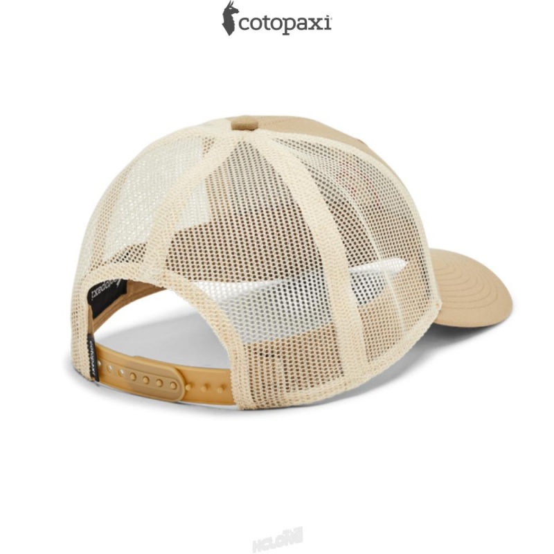 Cotopaxi Llama Trucker Hat Desert | ZT40-L2-UW