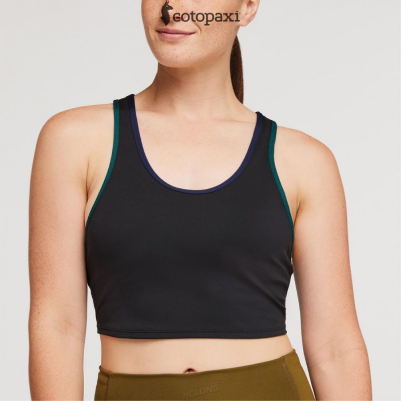 Cotopaxi Mari Crop Top Black | TZ59-X1-SO