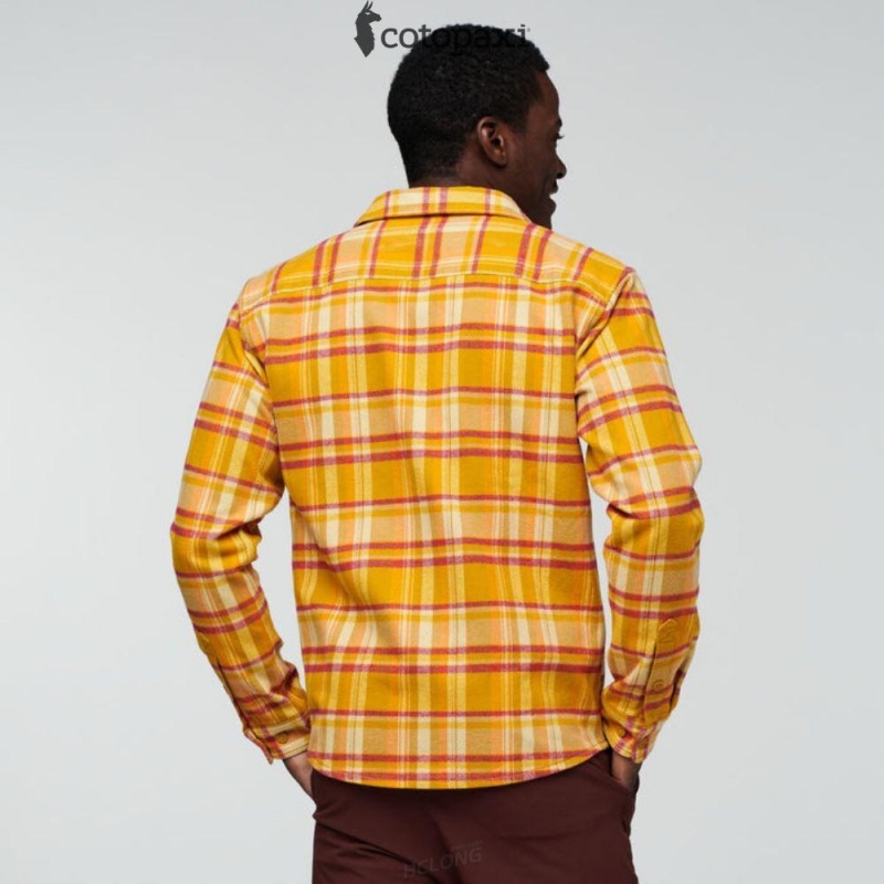 Cotopaxi Mero Organic Flannel Shirt Cavern Plaid | FV59-M5-XV