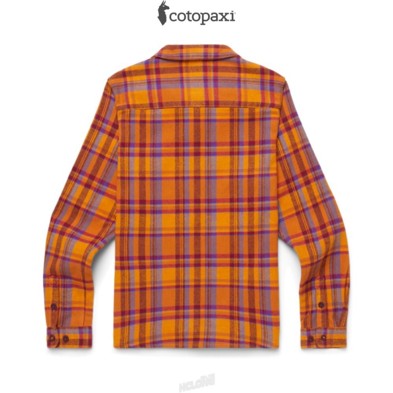 Cotopaxi Mero Organic Flannel Shirt Sienna Plaid | FH23-W9-HV