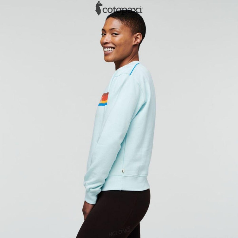 Cotopaxi On The Horizon Crew Sweatshirt Ice | GM39-L2-BU