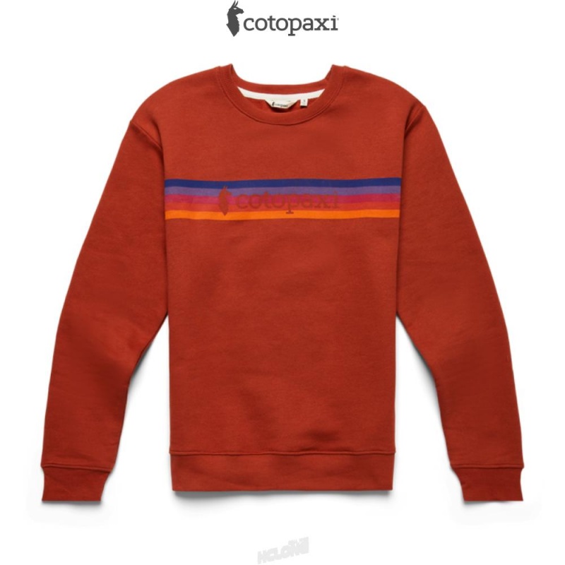 Cotopaxi On The Horizon Crew Sweatshirt Spice | IH61-F2-NC