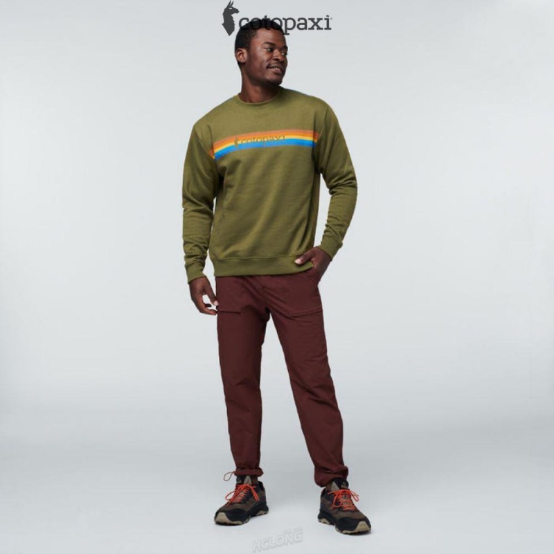 Cotopaxi On The Horizon Crew Sweatshirt Oak | SY30-W0-ZI