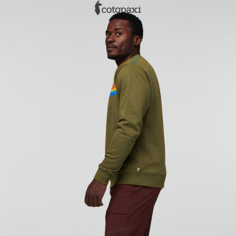 Cotopaxi On The Horizon Crew Sweatshirt Oak | SY30-W0-ZI