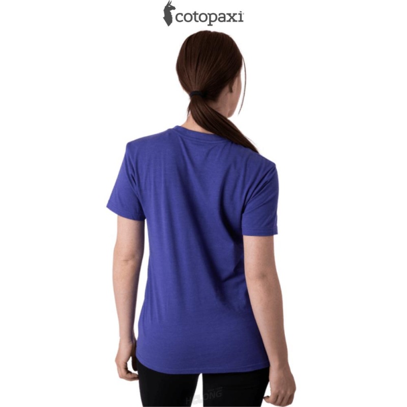 Cotopaxi On The Horizon T-Shirt Blue Violet | EB75-A3-UT