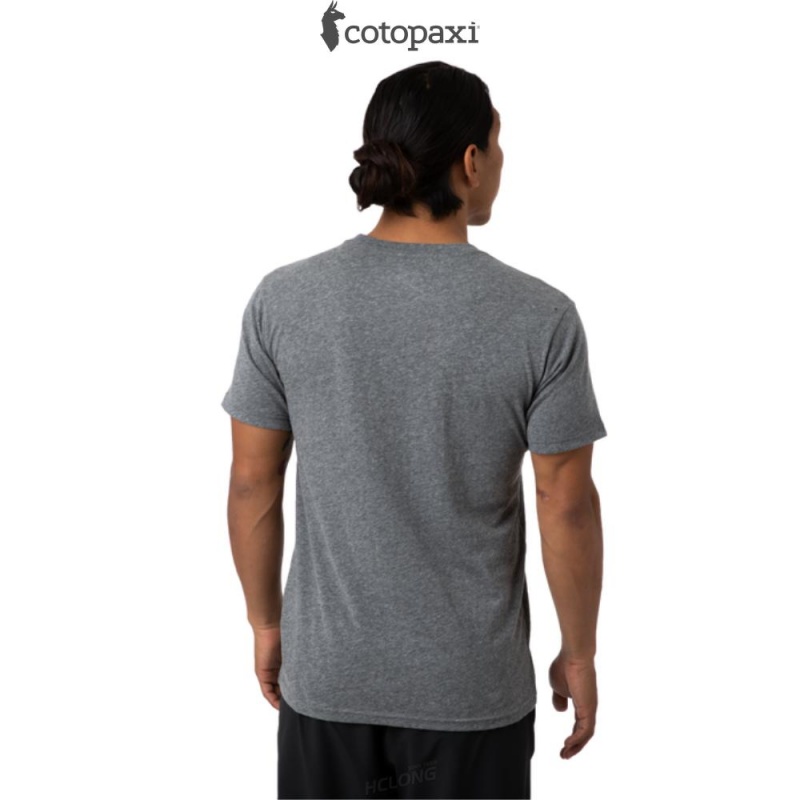 Cotopaxi On The Horizon T-Shirt Heather Grey | PZ47-E0-EH