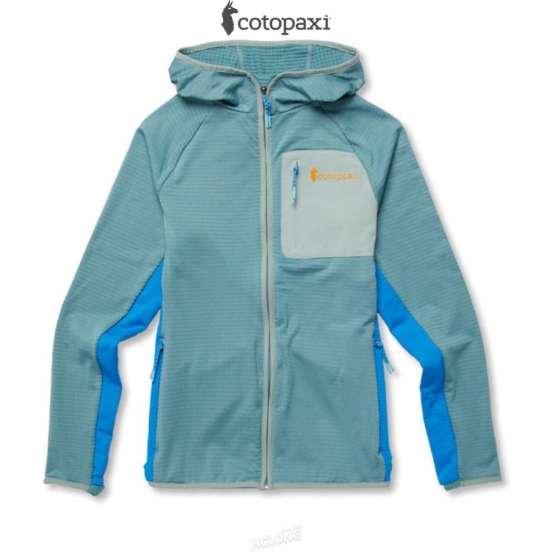 Cotopaxi Otero Fleece Full-Zip Hooded Jacket Bluegrass | GP16-I1-BE