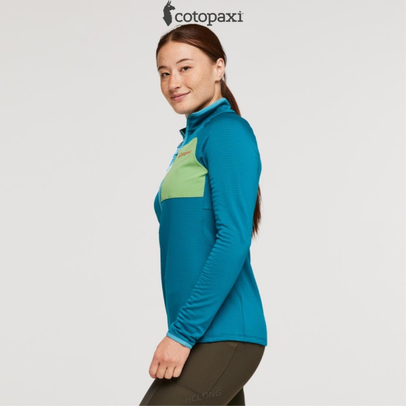 Cotopaxi Otero Fleece Half-Zip Pullover Gulf | RC21-K2-MY