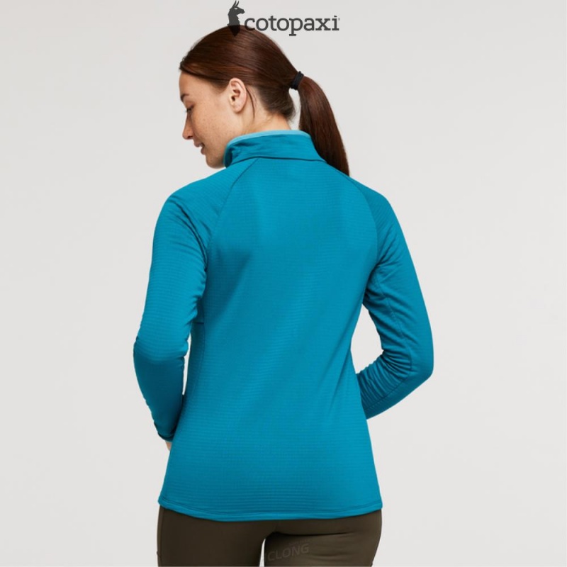 Cotopaxi Otero Fleece Half-Zip Pullover Gulf | RC21-K2-MY