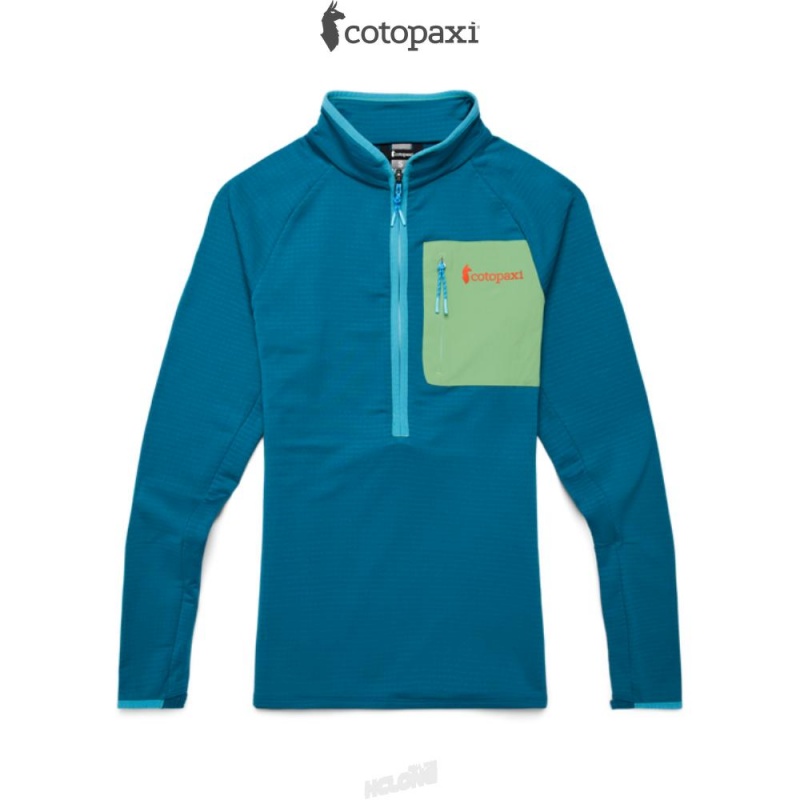 Cotopaxi Otero Fleece Half-Zip Pullover Gulf | RC21-K2-MY