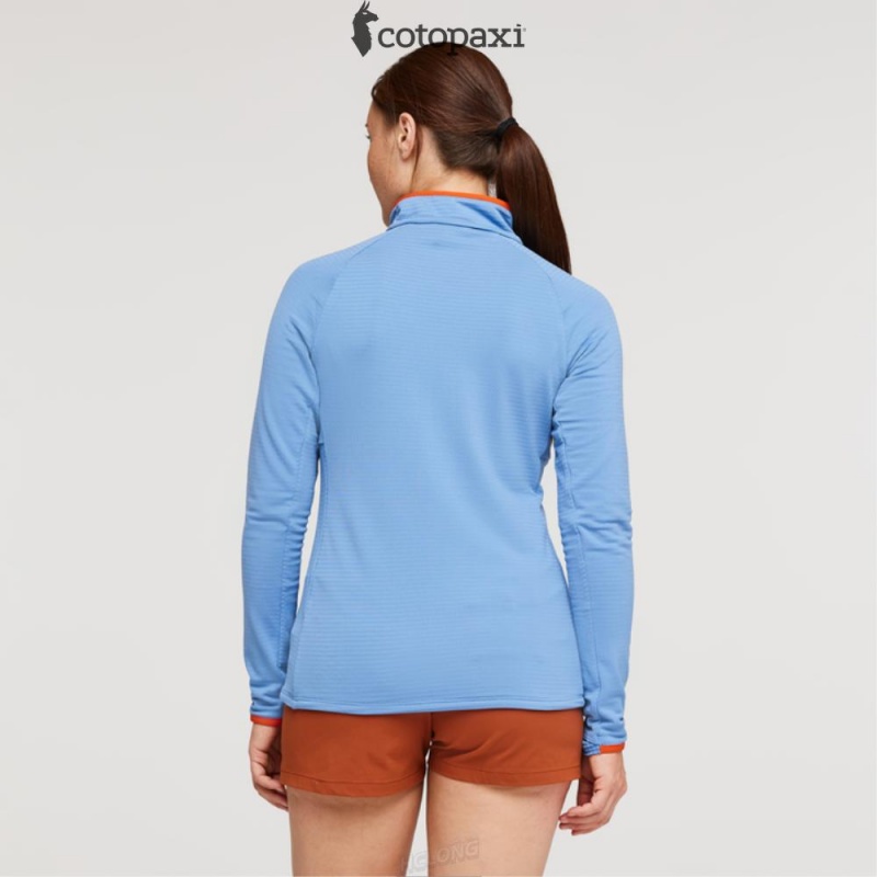 Cotopaxi Otero Fleece Half-Zip Pullover Lupine | HV40-X8-FQ