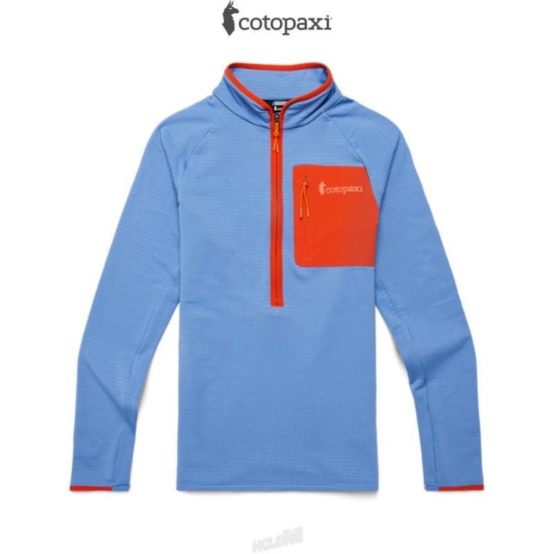 Cotopaxi Otero Fleece Half-Zip Pullover Lupine | HV40-X8-FQ