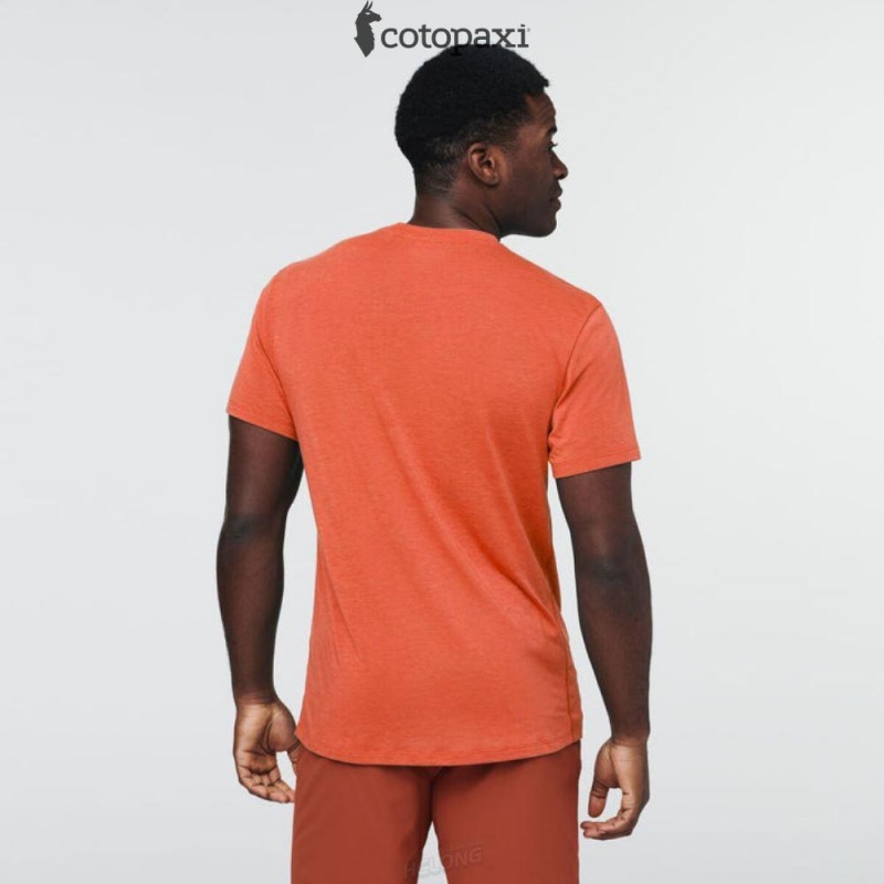 Cotopaxi Paseo Travel Pocket T-Shirt Canyon | YS22-Y6-JC