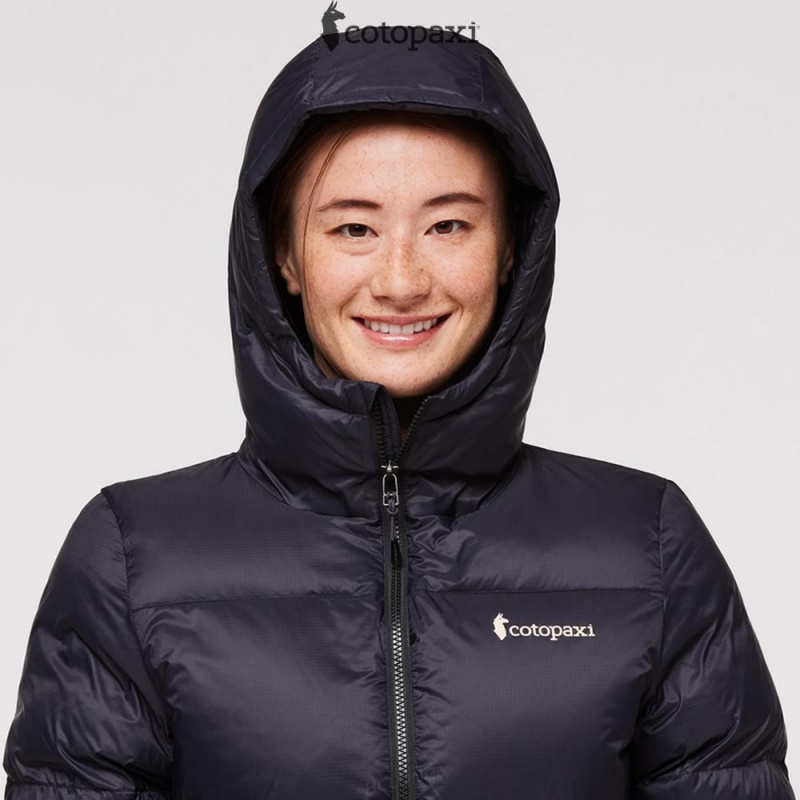 Cotopaxi Solazo Down Hooded Jacket Black | ZQ49-A6-MZ