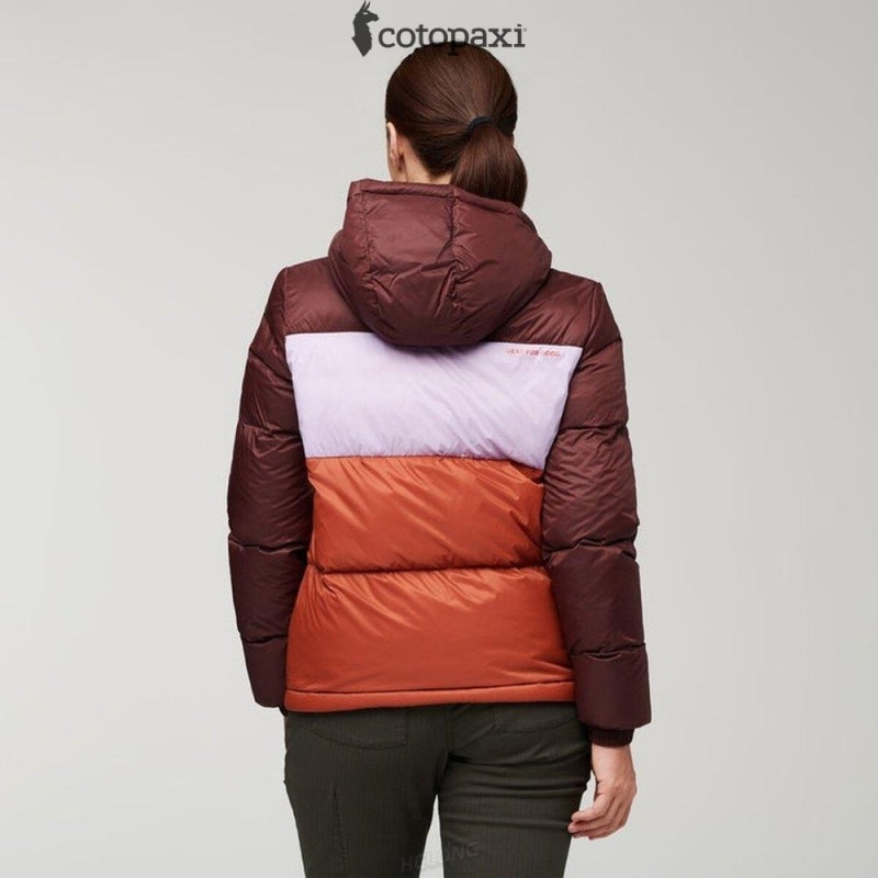 Cotopaxi Solazo Down Hooded Jacket Chestnut/Spice | JW91-W5-IB