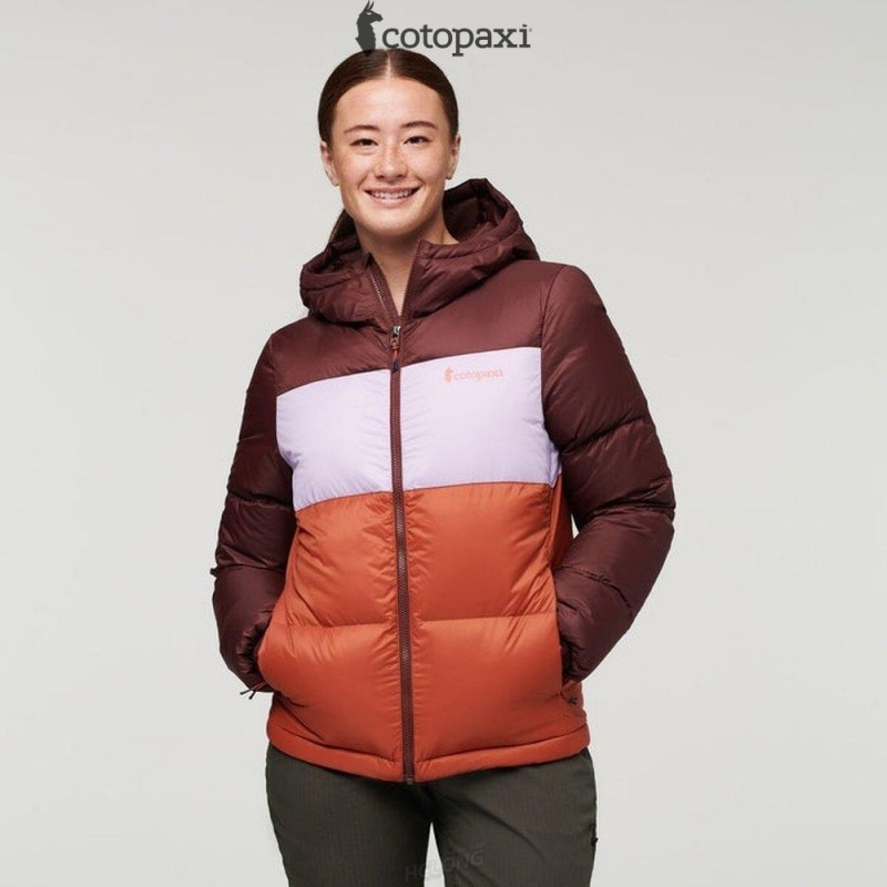 Cotopaxi Solazo Down Hooded Jacket Chestnut/Spice | JW91-W5-IB