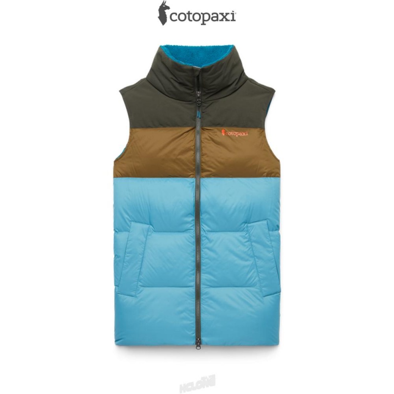 Cotopaxi Solazo Down Vest Woods/Drizzle | VS37-K6-HG