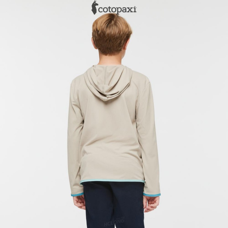 Cotopaxi Sombra Sun Hoodie Pebble | GO25-Q7-SZ