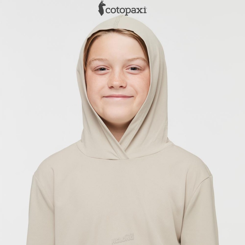 Cotopaxi Sombra Sun Hoodie Pebble | GO25-Q7-SZ