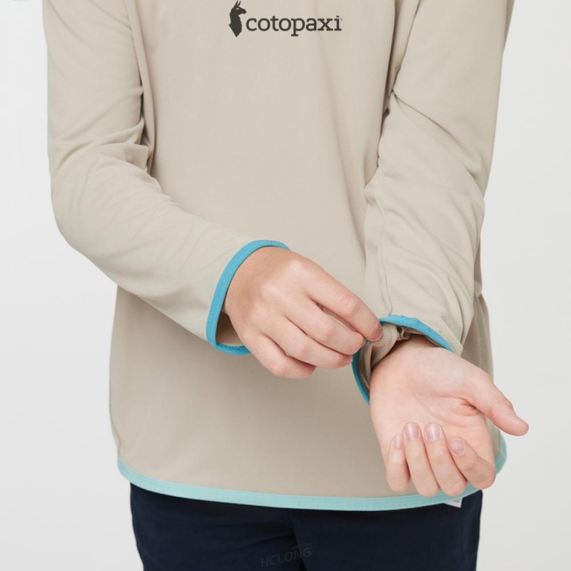 Cotopaxi Sombra Sun Hoodie Pebble | GO25-Q7-SZ