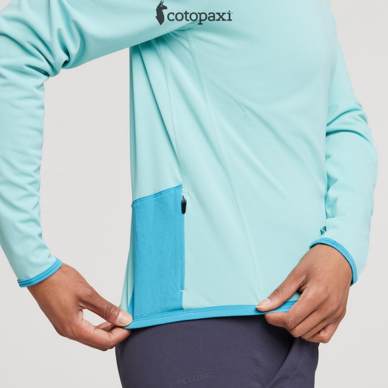 Cotopaxi Sombra Sun Hoodie Sea Glass | OA24-X6-EK