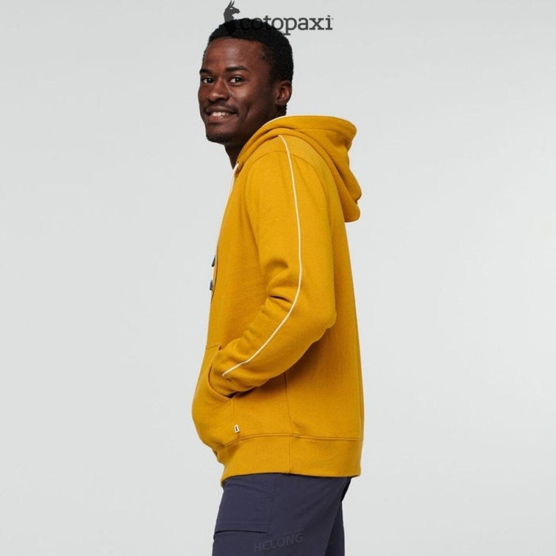 Cotopaxi Sunny Side Pullover Hoodie Amber | HU87-V1-EG