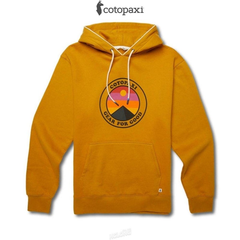 Cotopaxi Sunny Side Pullover Hoodie Amber | HU87-V1-EG