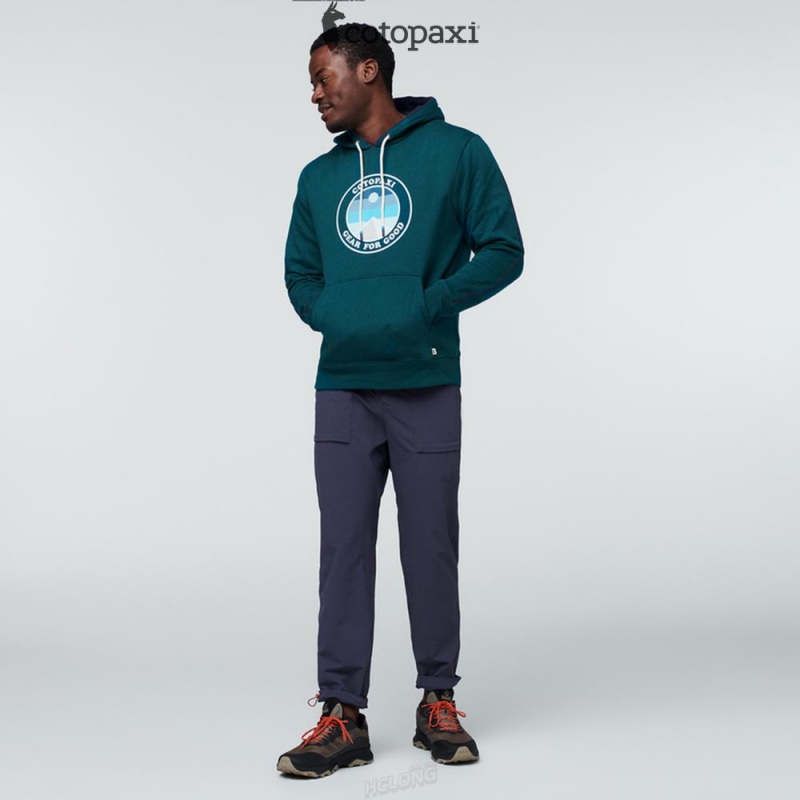 Cotopaxi Sunny Side Pullover Hoodie Deep Ocean | AT70-K6-WB