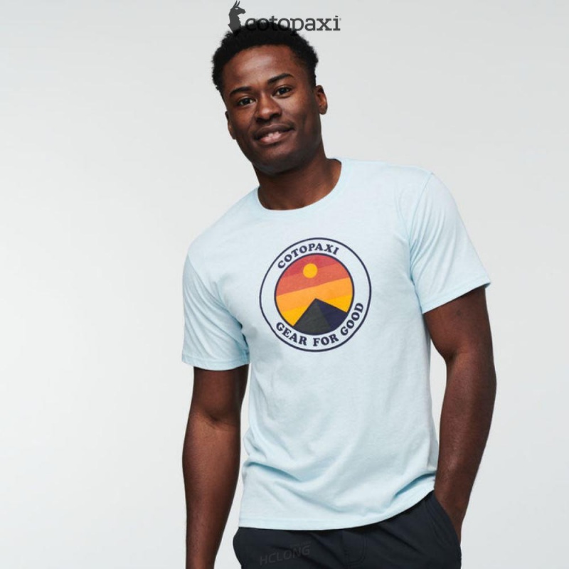 Cotopaxi Sunny Side T-Shirt Ice | TS89-Z8-ZQ