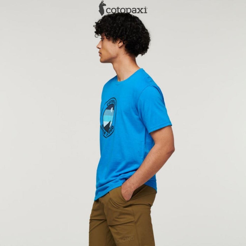 Cotopaxi Sunny Side T-Shirt Saltwater | PK87-K0-FZ