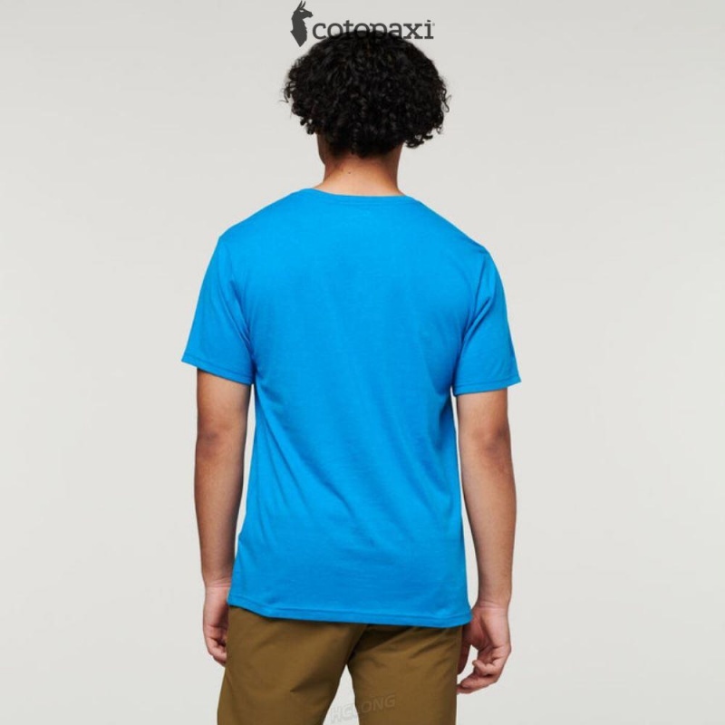 Cotopaxi Sunny Side T-Shirt Saltwater | PK87-K0-FZ