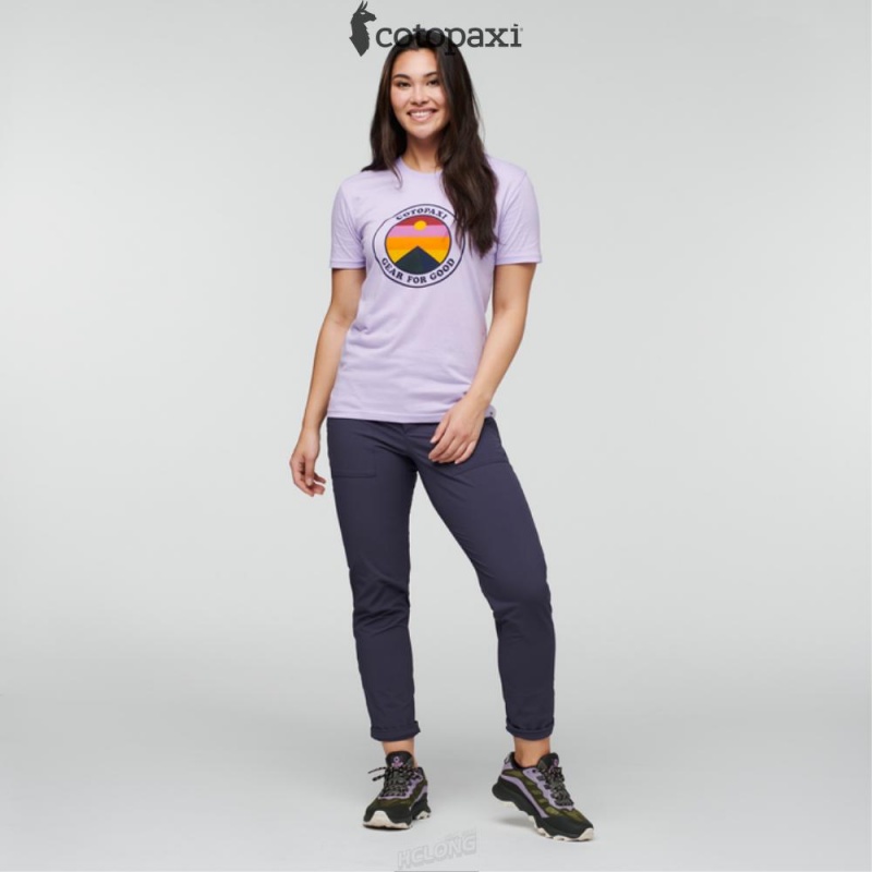 Cotopaxi Sunny Side T-Shirt Thistle | HA40-P9-PJ