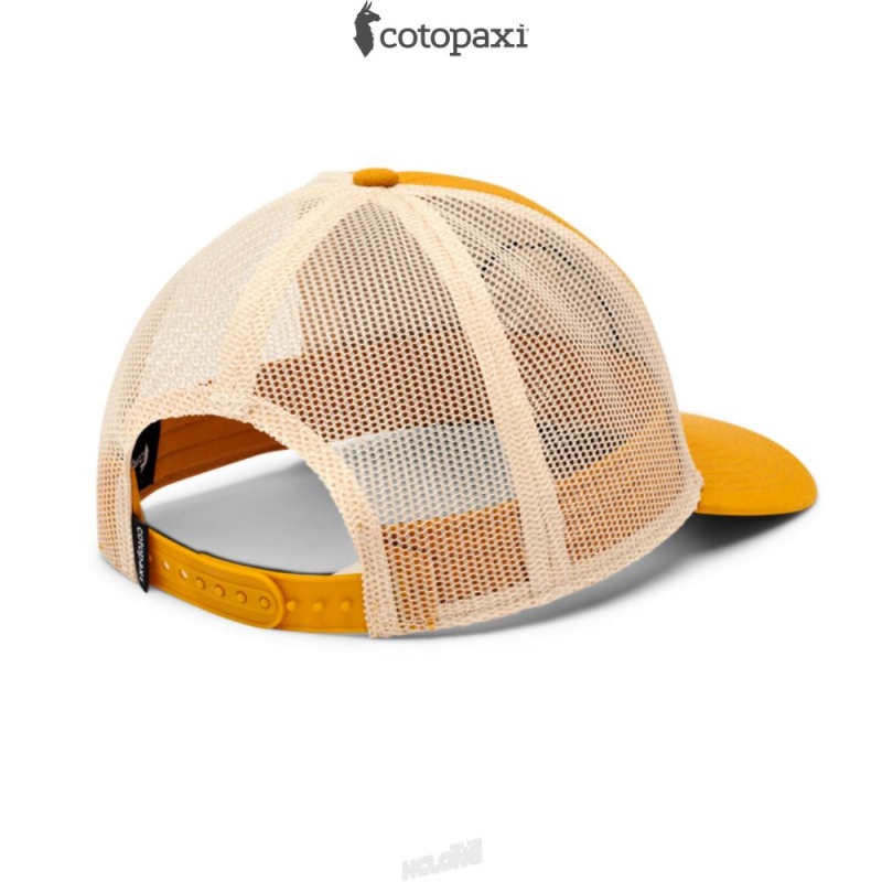 Cotopaxi Sunny Side Trucker Hat Amber | FJ24-G5-ME