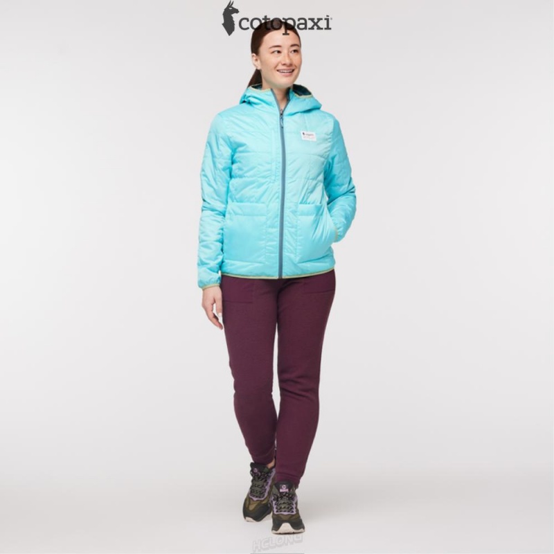 Cotopaxi Teca Cálido Hooded Jacket Blue Algae | DB19-Q3-IF