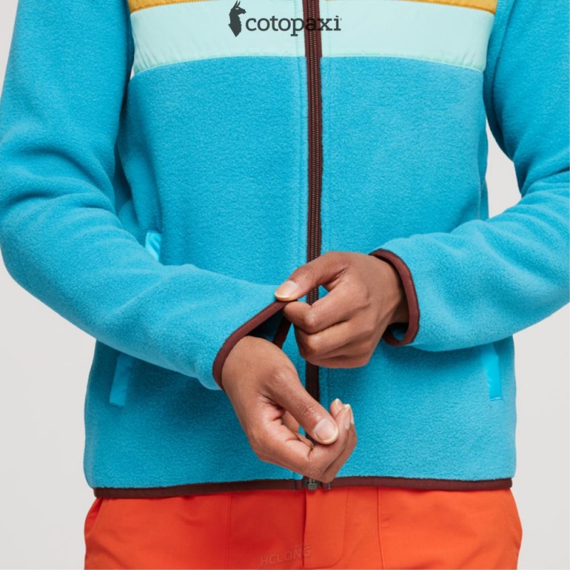 Cotopaxi Teca Fleece Full-Zip Jacket Bye Bye Blues | VX93-O8-VR