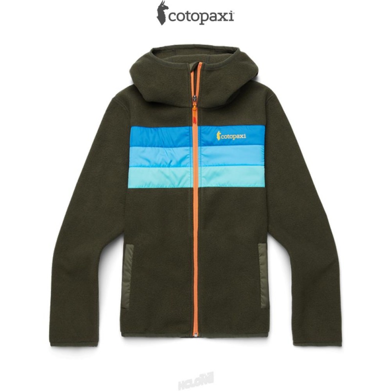 Cotopaxi Teca Fleece Hooded Full-Zip Jacket Hidden Lake | EJ98-P3-ZI