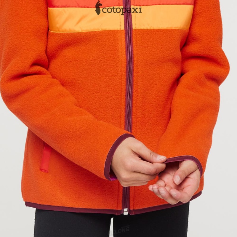 Cotopaxi Teca Fleece Jacket Sunburn | YA25-G9-LQ