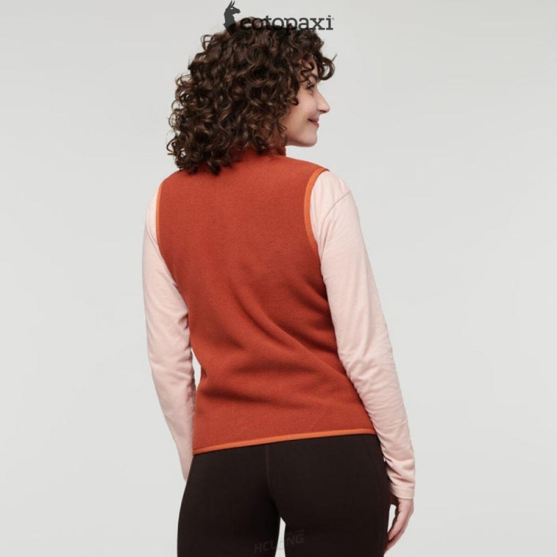 Cotopaxi Teca Fleece Vest Cajun Spice | VN10-Q6-AS