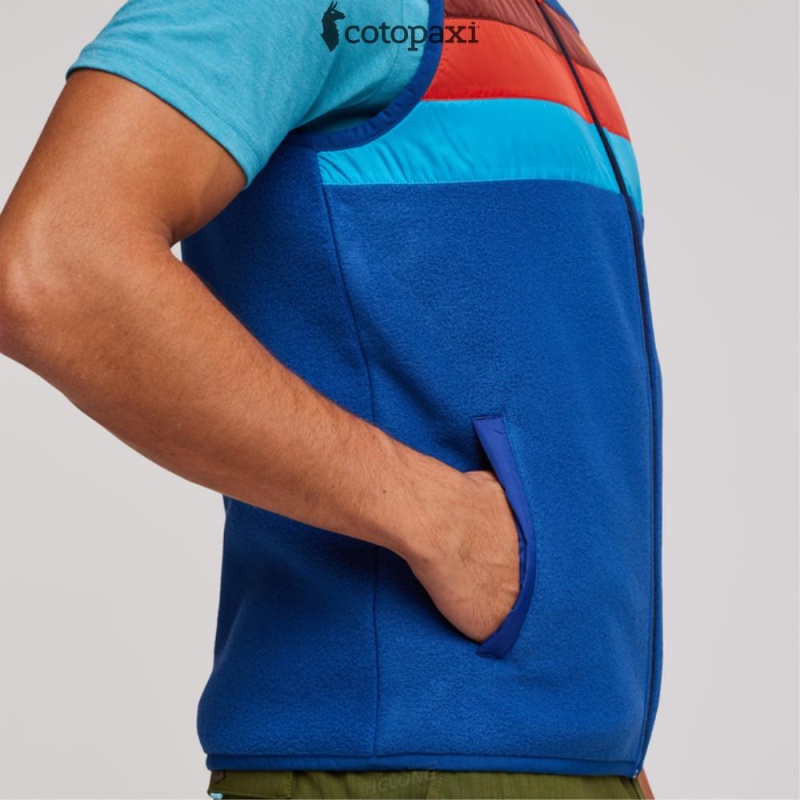 Cotopaxi Teca Fleece Vest Ocean Trench | CH59-X7-HL