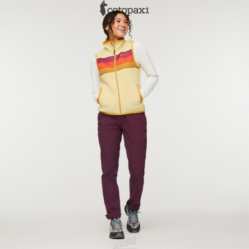 Cotopaxi Teca Fleece Vest Star Light | DL50-S0-HJ