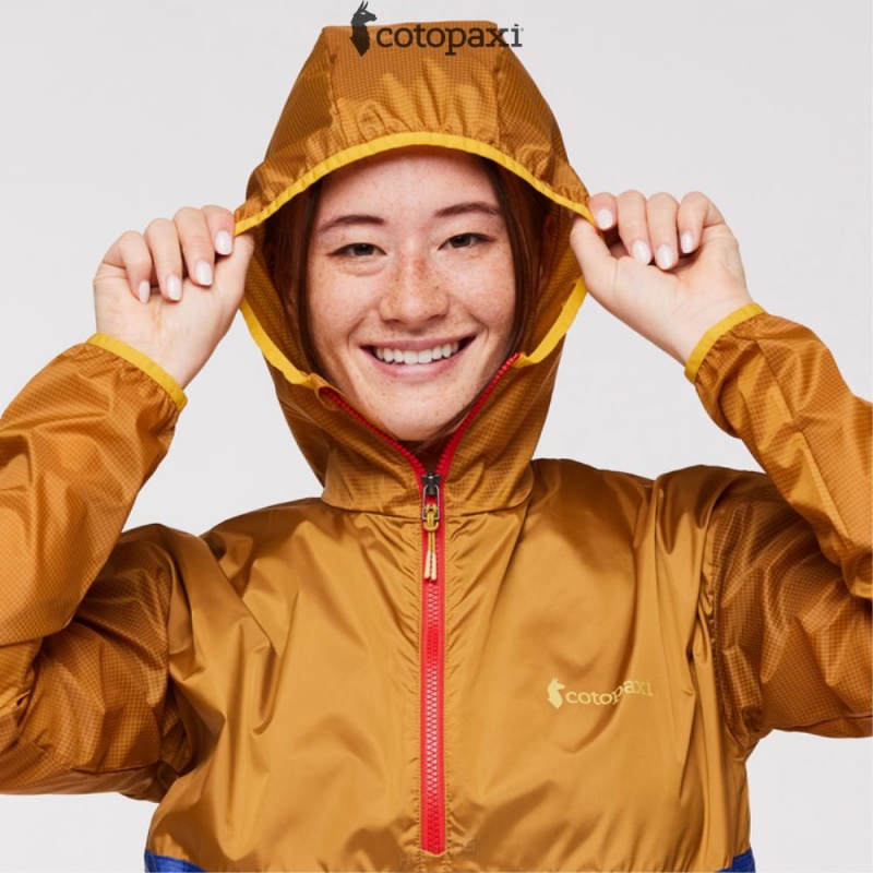 Cotopaxi Teca Half-Zip Windbreaker Dirt Roads | NF65-I3-AM