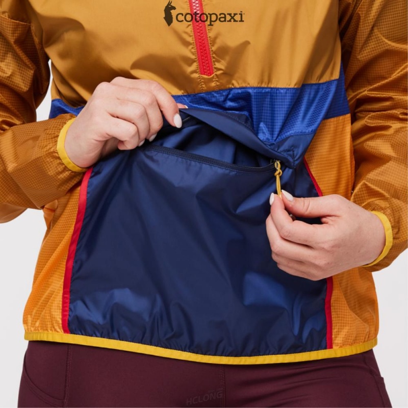 Cotopaxi Teca Half-Zip Windbreaker Dirt Roads | NF65-I3-AM