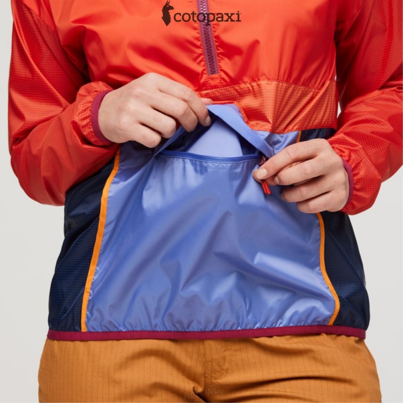 Cotopaxi Teca Half-Zip Windbreaker Fiesty | DR10-V8-JS