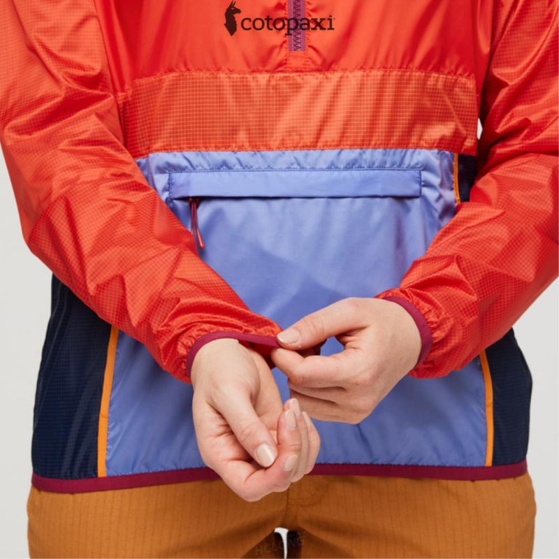 Cotopaxi Teca Half-Zip Windbreaker Fiesty | DR10-V8-JS