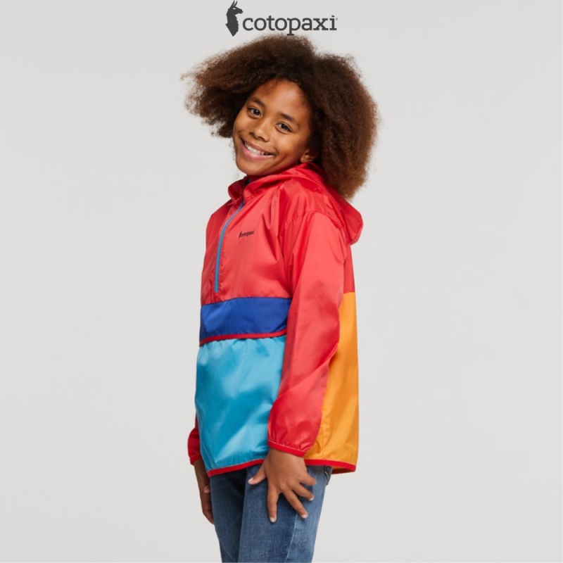 Cotopaxi Teca Half-Zip Windbreaker Fireball | SO34-U7-JW