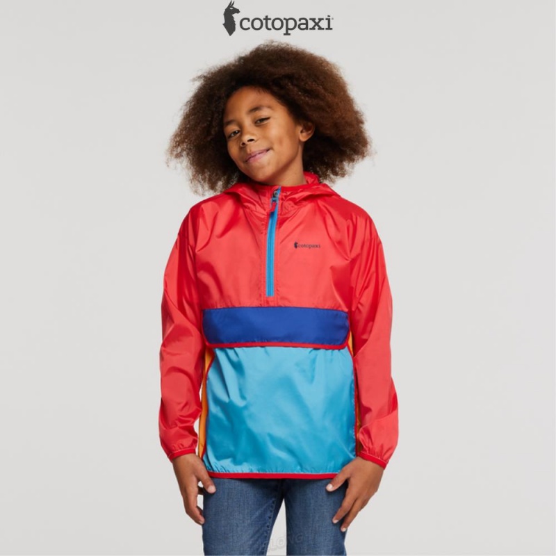 Cotopaxi Teca Half-Zip Windbreaker Fireball | SO34-U7-JW