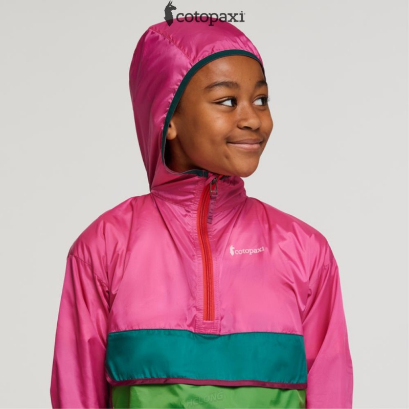 Cotopaxi Teca Half-Zip Windbreaker Juice | YT95-T8-IA